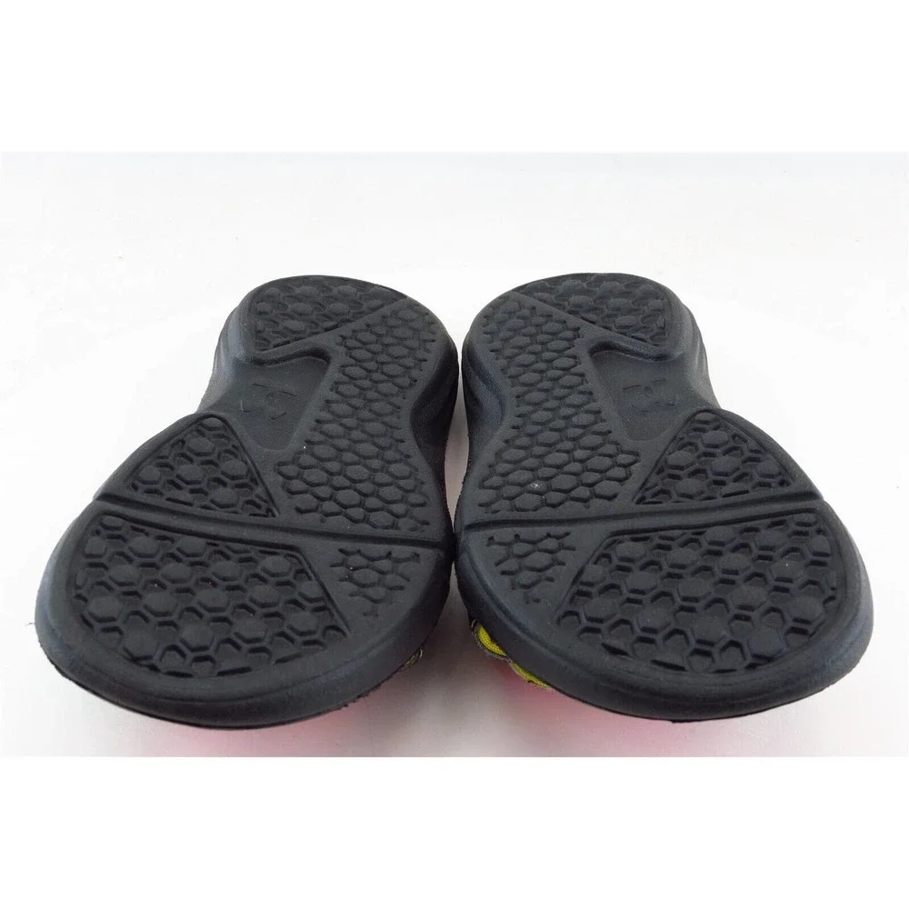 Under Armour Girls' Slides Size 2 Black Synthetic Adjustable‎ Comfort Sandals